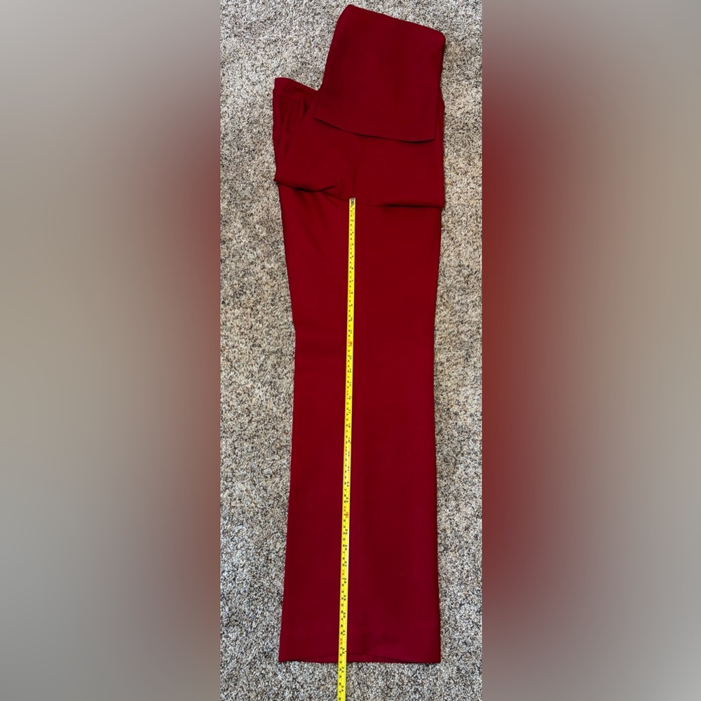 176. Kasper Vibrant Red Trousers, Size 12 - Picture 2 of 6